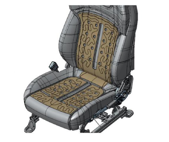 手持风扇加热碳晶PTC垫